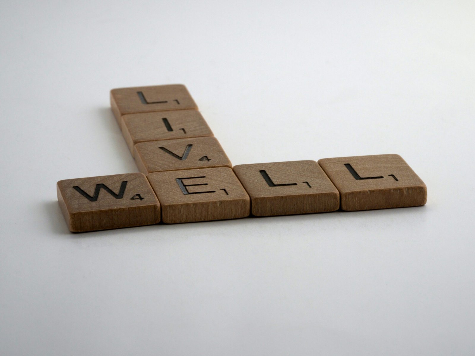 Live well block letters